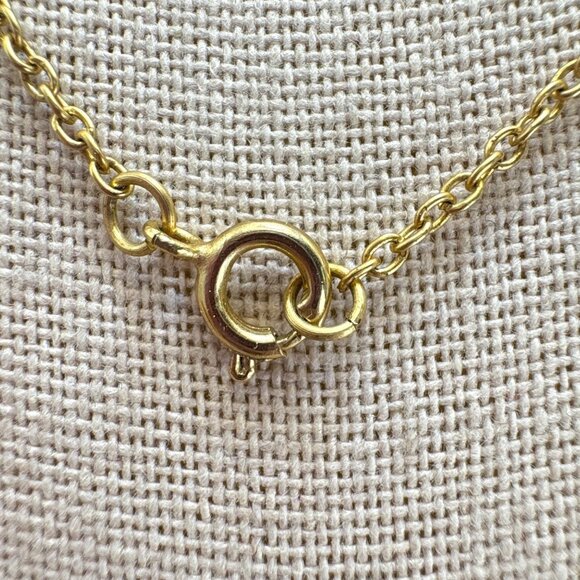 Gold & Silver Tone Butterfly Chain Necklace Spring Ring Clasp Size 15" Length - Picture 9 of 11